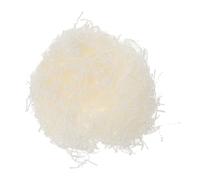 NULYLU Papel Triturado Corte Ondulado Blanco 100g, Material de Relleno para Cajas y Cestas, Accesorios Decorativos para Bodas y Regalos, Papel Arrugado para Manualidades y Embalaje