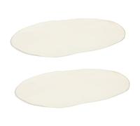 NULYLU Parche De De Piel De Cabra Natural 40 Cm Para Tambores Africanos, Repuesto Duradero De Piel Para, Paquete De 2 Piezas Para Accesorios De Percusión