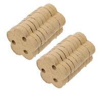 NULYLU Pasteles de Moxa de Artemisa en Forma de Flor de Ciruelo, 20 Unidades, Bloques Naturales para Moxibustión Tradicional, Herramienta de Terapia de Calor para Uso Profesional