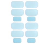 NULYLU Pegatinas de Gel para Glúteos y Entrenamiento de Cadera, 12 Piezas, Material Sintético Flexible y Diseño Conveniente para Fitness en Interiores