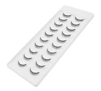 NULYLU Pestañas Postizas Naturales 10 Extensiones Esponjosas Material Ligero para Mujer Accesorios de Maquillaje