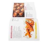 NULYLU Recetario en Inglés para Freidora de Aire, Libro de Recetas en Papel Instrucciones Paso a Paso, Compatible Todas las Marcas, Adecuado para Accesorios de Cocina y Uso Doméstico