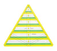 NULYLU Regla de Patchwork de Plástico Resistente, Regla de Costura para Manualidades Tela, Herramienta Multifuncional Hexagonal para Confección y Patronaje, Medición Clara y Práctica