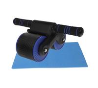 NULYLU Rodillo Abdominal Automático con Rebote y Soporte Móvil Rueda Doble Antideslizante para Ejercicio Abdominal con Almohadilla para Rodillas Equipo Fitness para Color Color Aleatorio