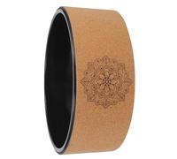 NULYLU Rueda de Yoga y Alivia el de Espalda de Corcho Natural Antideslizante Mejora la Postura para Entrenamiento de Yoga y Fitness