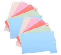 NULYLU Separadores de Pestañas para Cuadernos de Papel Recubierto, Diseño Práctico de 15 Hojas para Estudiantes, Fácil de Organizar y Gestionar Notas