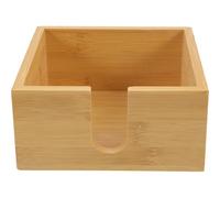 NULYLU Servilletero de Madera Cuadrado, Bandeja Porta Servilletas de Papel, Dispensador Compacto para Mesa, Diseño Retro, Adecuado para Hogar, Restaurante y Fiestas