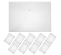 NULYLU Sobres para Documentos A3 Transparentes Botón de Presión, 20 Unidades, Bolsas de Archivo de Plástico Pp Resistente, Organizadores de Archivos para Oficina y Escuela, Carpetas