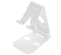 NULYLU Soporte Doble Plegable y Multifuncional 2 Espacios de Sujeción de Abs para Teléfono y Tableta para Escritorio, Adecuado para Viaje y Uso en Cama