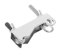 NULYLU Soporte Para Cowbell De Batería Jazz Abrazadera De Montaje De Percusión Metálica Accesorio Para Kit De Tambores Clip De Extensión Resistente Para Instrumentos Musicales