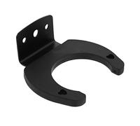 NULYLU Soporte Para Micrófono De Pared Gancho Resistente, Compacto y Práctico Para Micrófono Inalámbrico, Adecuado Para Ktv, Salas De Reuniones y Teatro, Color Negro