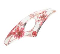 NULYLU Soporte para Página Flores Secas Secas, Separador de Páginas Multifunción Rojo, Marcador de Lectura Portátil para Libros Gruesos y Delgados, Portalibros de Dedo Práctico