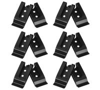 NULYLU Soportes de Abrazadera de Resorte de Gancho 12 Clips de Metal 57x26mm para Fundas de Teléfono y Manualidades en Cuero