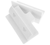 NULYLU Soportes para Paneles Solares Abs Blancos 2 Piezas para Montaje en Autocaravanas y Embarcaciones, Kit de Montaje en Techo para Energía Solar Portátil y Renovable