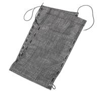 NULYLU Tela Superficie Lisa Plegable de Repuesto y para Silla Reclinable Poliéster Resistente Negra de Exterior para Tumbona de Jardín