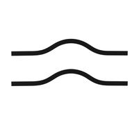 NULYLU Tiradores Decorativos de 2 Piezas para Puertas y Cajones 200 MM de Largo en Aleación para Uso en Cocina, Oficina y Dormitorio