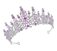 NULYLU Tocado de Novia Cristales Decorativos para Bodas y Fiestas de Princesa y Mujer