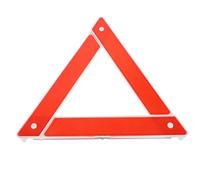 NULYLU Triángulo de Emergencia Plegable para Coche Color Rojo de Plástico y Metal Señal de Advertencia para Situaciones de Seguridad Vial y Estacionamiento en Carretera