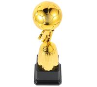 NULYLU Trofeo de Fútbol Plástico 1 Pieza, Premio de Competición Infantil, Trofeo de Balón para Partidos y Actividades Escolares, Recuerdo para Campeones y Clubes Deportivos Reutilizable