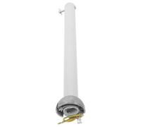 NULYLU Tubo de Extensión con Capacidad de Carga Fuerte para Ventilador de Techo en Metal Blanco y Diseño Invisible Adecuado para Celebración de Verano en Espacios con Arquitectura Única