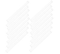 NULYLU Tubos de Incienso Acrílico Transparentes 8 Piezas, Contenedor Hermético para Varillas Largas, Porta Tubos Resistente para Almacenamiento en Aromaterapia y Decoración del Hogar