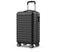 NUMADA - Maleta de Viaje Cabina 55x36x19cm (30L) Upfly XS con Cierre de Combinación y 4 Ruedas Dobles 360. Maleta de Mano Rígida Resistente, Ligera con Interior Compartimentado | Negro