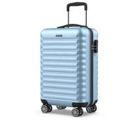 NUMADA - Maleta de Viaje Cabina 55x36x19cm (30L) Upfly XS con Cierre de Combinación y 4 Ruedas Dobles 360. Maleta de Mano Rígida Resistente, Ligera con Interior Compartimentado | Azul Claro