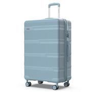 NUMADA - Maleta de Viaje Grande 25Kg, 76x50x29cm, (78L) Upfly T10 28' ABS con Cierre de Combinación y 4 Ruedas Dobles | Resistente | Ligera | Interior Compartimentado | Azul