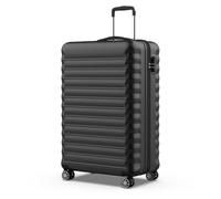 NUMADA - Maleta de Viaje Grande 25Kg Upfly 28' ABS (75x49x29cm) con Cierre de Combinación y 4 Ruedas Dobles 360 | Resistente | Ligera | Interior Compartimentado | Negro