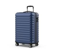 NUMADA - Maleta de Viaje Mediana 18Kg Upfly 24' ABS (63x39,5x26,8cm) con Cierre de Combinación y 4 Ruedas Dobles 360 | Resistente | Ligera | Interior Compartimentado | Azul Marino