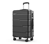 NUMADA - Maleta Mediana 4 Ruedas, 66x44x26cm, (60L) Upfly T10 24' ABS con Cierre de Combinación, Resistente, Ligera, Interior Compartimentado | Negro