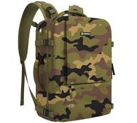 NUMADA-Mochila Viaje Cabina Avión 40x20x25cm (20L) con Varios Bolsillos y Compartimento para Portátil 15". Mochila Ryanair con Asas Acolchadas, Cintas de Apriete, Zapatero y Zona para Líquidos