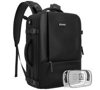 NUMADA-Mochila Viaje Cabina Avión 40x20x25cm (20L) con Varios Bolsillos y Compartimento para Portátil 15". Mochila Ryanair con Asas Acolchadas, Cintas de Apriete, Zapatero y Zona para Líquidos