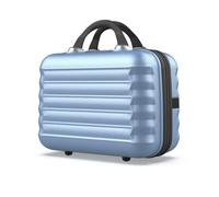 NUMADA - Neceser Viaje Grande Rígido ABS Upfly (31x31x17cm) de 11L de Capacidad con Goma Elástica Trasera para Adaptarlo a la Maleta y Asa para Transporte | Azul