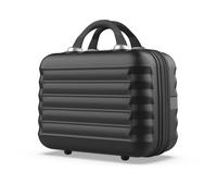 NUMADA - Neceser Viaje Grande Rígido ABS Upfly (31x31x17cm) de 11L de Capacidad con Goma Elástica Trasera para Adaptarlo a la Maleta y Asa para Transporte | Negro
