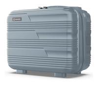 NUMADA - Neceser Viaje Grande Rígido ABS Upfly T10 (26x30x16cm) de 11L de Capacidad, Compartimentado, con Goma Elástica Trasera para Adaptarlo a la Maleta y Asa para Transporte | Azul