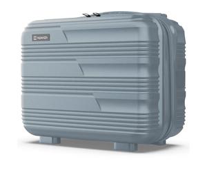 NUMADA - Neceser Viaje Grande Rígido ABS Upfly T10 (26x30x16cm) de 11L de Capacidad, Compartimentado, con Goma Elástica Trasera para Adaptarlo a la Maleta y Asa para Transporte | Azul