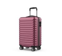 NUMADA - Maleta de Viaje Cabina Upfly 20' ABS (53x33,5x22cm) con Cierre de Combinación y 4 Ruedas Dobles 360. Maleta de Mano Rígida Resistente, Ligera con Interior Compartimentado | Burdeos