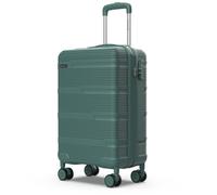 NUMADA - Maleta de Viaje Cabina 55x40x20cm (38,4L) Upfly T10 XS Apta para Ryanair con Cierre de Combinación y 4 Ruedas. Maleta de Mano Rígida Resistente, Ligera con Interior Compartimentado | Verde