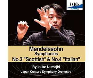 Numajiri Ryusuke / Japan Century Symphony Orchestra Mendelssohn: Symphony No.3 & 4 [Japan CD] OVCL-524
