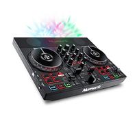 Numark Party Mix Live Controladora DJ, Mesa DJ Con Luces DJ, Altavoces, Mezclador DJ e Interfaz Audio, Con Serato DJ Lite