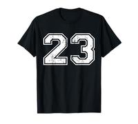 Number 23 Distressed Vintage TwentyThree Sport Team Practice Camiseta
