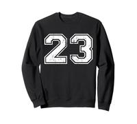 Number 23 Distressed Vintage TwentyThree Sport Team Practice Sudadera