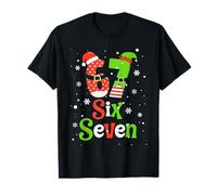 Number 67 Matching Six Seven 6 7 Meme 6-7 Christmas Costume Camiseta