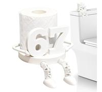 Number 67 Toilet Stand - 12.5x5.5 cm Rotatable Leg Tissue Dispenser, Standing Holder Organizer Compact Design | Ideal For Home Office Restroom Living Room Tabletop Desk Corner Cabinet Storage