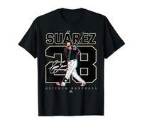 Number and Portrait Eugenio Suarez Arizona Baseball MLBPA Camiseta