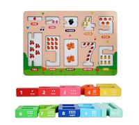 Number Building Blocks - Math Number-Blocks | Counting Block | Educational Building blocck | 1-10 Math Numbers Stacking Block | Learning Activities For Fine Motor Skills | Counting Toy For Kids
