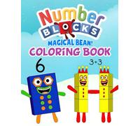 Number Coloring Book: JUMBO Designs For Children, Amazing Blocks colouring pages For Boys