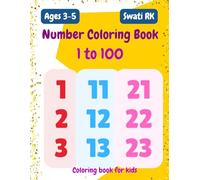 Number Coloring Book - Numbers from 1 to 100