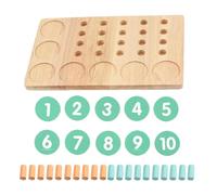 Number Counting Games - 9.25x5.71x0.51 Inches Math Counting Toys, Mathematics Teacher Aids, Addition And Subtraction Games | For 5-8 Years Old Children Kids Toddler Students Boys Girls